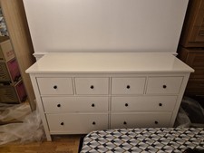 IKEA Hemnes White 8-CHEST-OF-DRAWERS Set