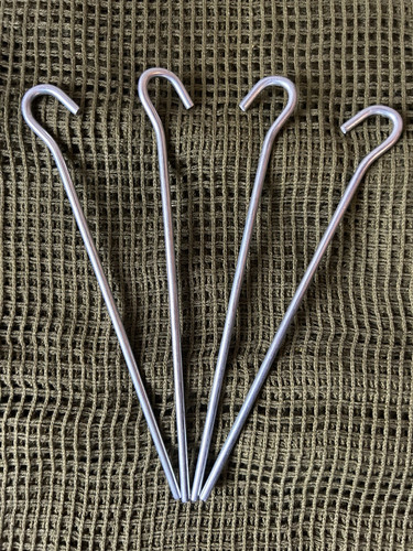 Highlander tent pegs - pegs, 7"