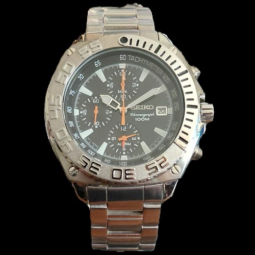 Seiko chronograph alarm - seiko,
