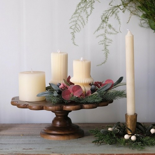 Wood riser cake stand - wood,