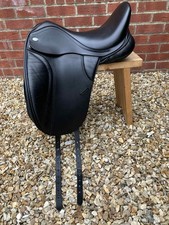 5 DAY TRIAL✅RARE 17" Thorowgood T8 Dressage LOW PROFILE Saddle ID DBY🐴ANY WIDTH