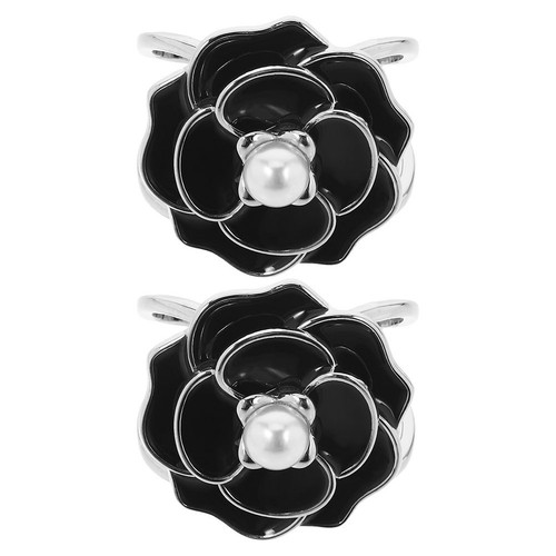 2pcs floral silk - , clip