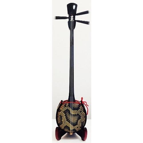 Ryukyu sanshin with piece - ryukyu,