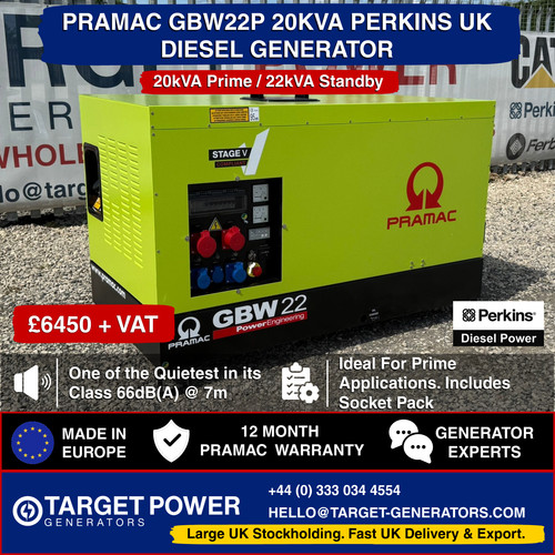 20kva pramac diesel generator - diesel,