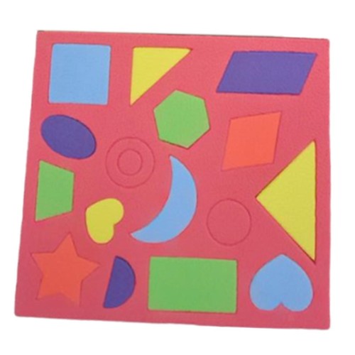 Geometric puzzle play - mat, foam