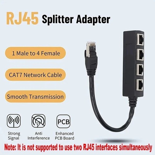 Rj45 splitter adapter 2 - splitter,