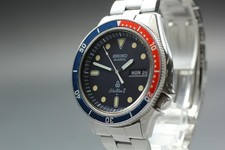 Vtg 1978 [Exc+5] SEIKO Silver Wave Z 7546-606A Pepsi Bezel Qz Men's Watch JAPAN