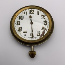 Vintage 8 Days Swiss Made Travel / Car Dashboard Clock - Spares/Repairs/Parts