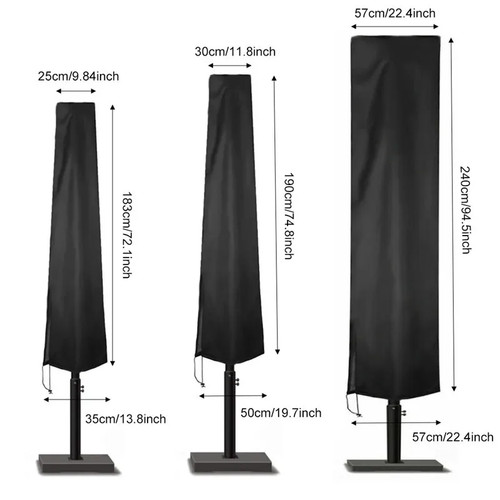 Waterproof parasol cover with - parasol,