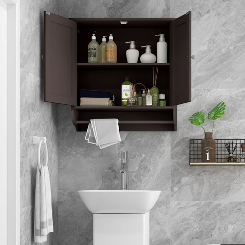 Wall mounted bathroom cabinet - mounted,