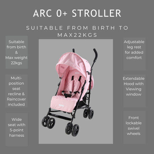 Babyco arc pushchair - arc, 0+pushchair