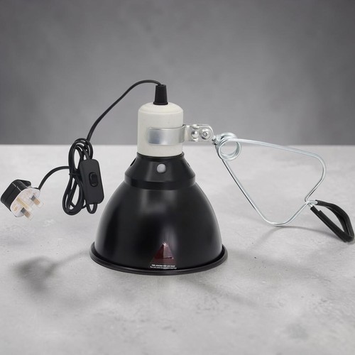 Reptile heat lamp holder clip - reptile,