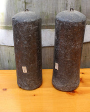 Pair of longcase clock weights