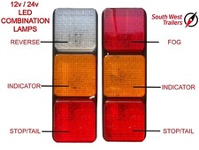 Ifor Williams HB510 HB505 HORSEBOX TRAILER LED Rear Light Upgrade Set 12-24v
