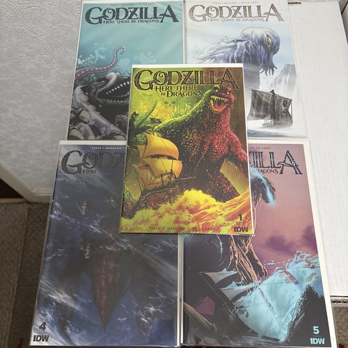 Godzilla idw here there - godzilla,