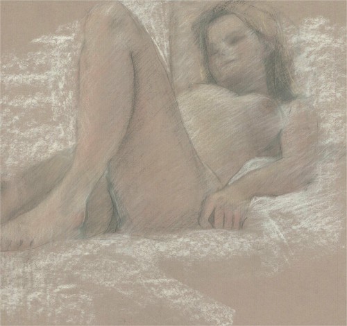 Original soft pastel - , drawing