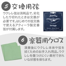 KALA KA-CG Ukulele beginner set, 8-piece beginner's set with stand, concert