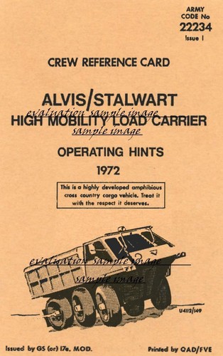 Alvis stalwart period manual - stalwart,