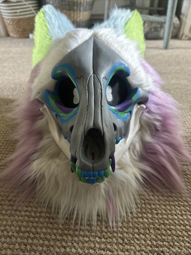 Skulldog fursuit head furry - fursuit, head-