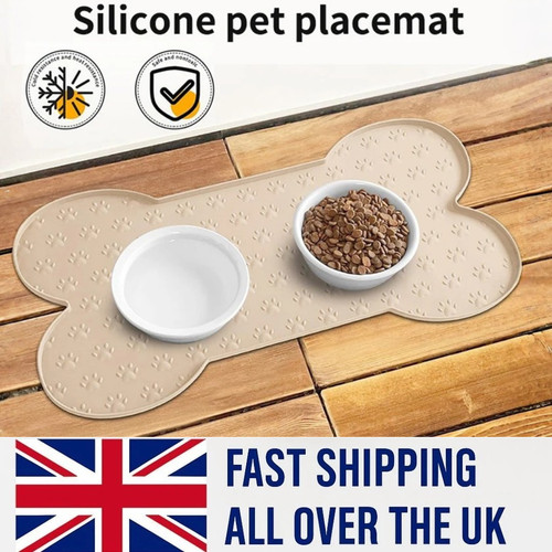 Dog food mat non slip - food,