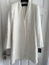 BNWT Zara White Coat Size S