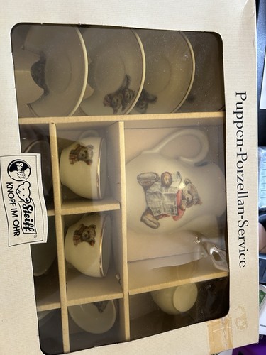 Steiff porcelain dolls - dolls, tea