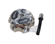 SALE - QBRUS Silver Alloy Fuel Cap - Yamaha YFM250 Raptor Quad Bike Parts