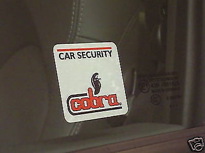 Cobra car alarm window - car,