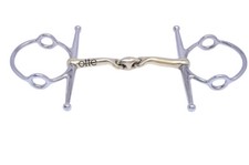  Full Cheek Gag  German silver horse bit  12.5 cm,13.5 cm,14 cm,15 cm,16 cm 