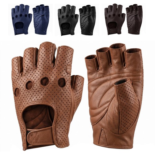 Driving leather fingerless - driving,
