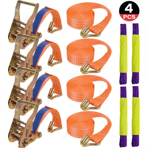 Wheel ratchet tie - 4x, down
