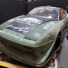 Gonzalez 180 Drift RC Body Only 94 Olive Green Winged 1/10 Scale Drift Racing