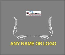 Custom Truck side window