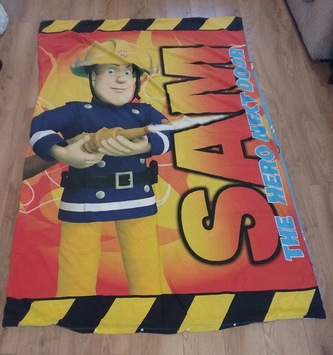 Fireman sam single duvet cover - sam,