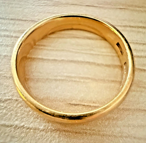 Vintage 22ct gold wedding band - gold,