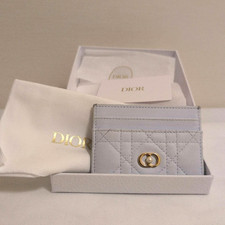 Dior Jolie Freesia Caro Freesia Card Holder  Card Case / Light blue Women Wallet