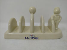 RETRO LURPAK CERAMIC TOAST RACK with DOUGLAS FIGURE