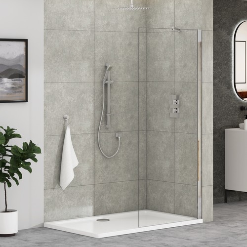 1000mm walk wet room shower - 1000mm,