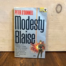 Modesty Blaise by Peter O'donnell vintage PAN books 1966 Monica Vitti