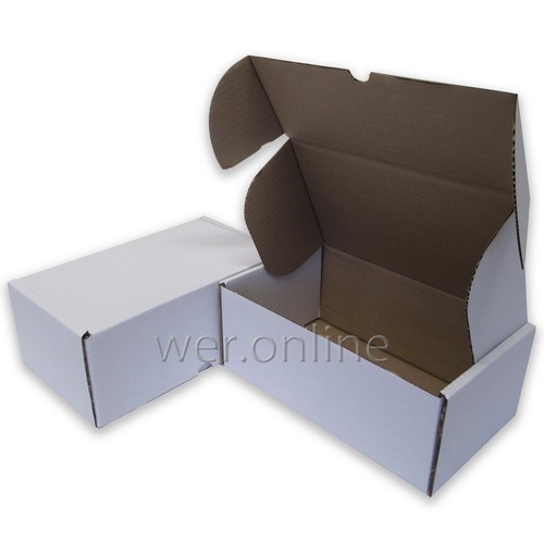 White 12x10x4 diecut - white,