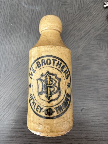 Antique stoneware ginger beer - stoneware,