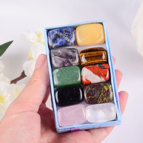 10pcs natural tumbled - natural,