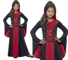 Girls Hooded Vampire Costume