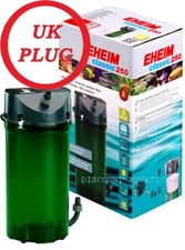 EHEIM CLASSIC 250 PLUS EXTERNAL POWER FILTER 2213 + MEDIA FISH TANK AQUARIUM