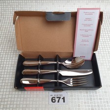 Alessi Nuovo Milano Stainless Steel 3-Piece Cutlery Set 1304202 New