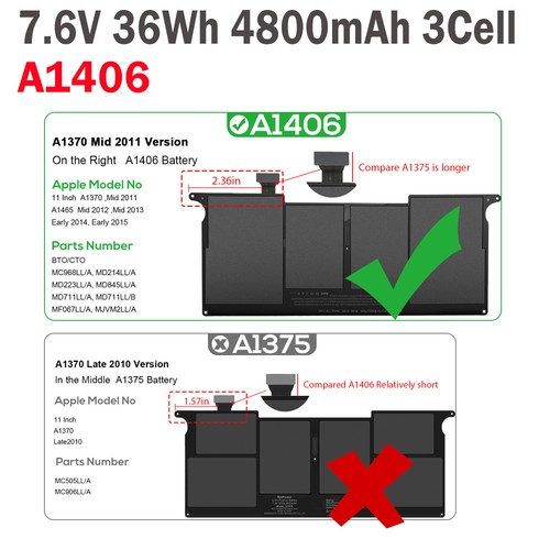 Battery a1495 a1406 - 🧡battery,