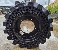 McLaren 14" Wide Solid Cushion Tyres with Rims to suit JCB 2 and 3CX models