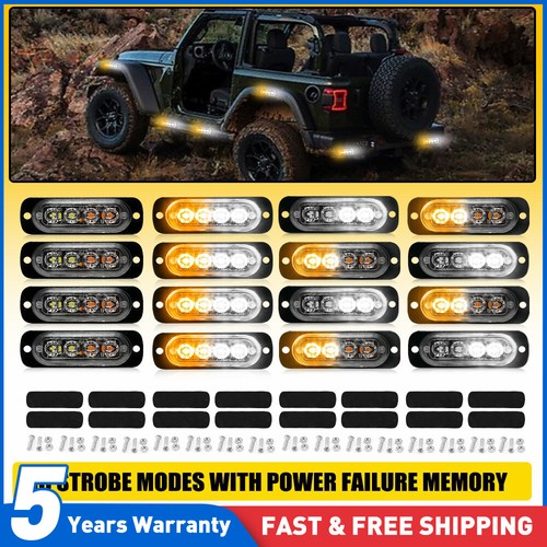 Led amber recovery strobe - amber,