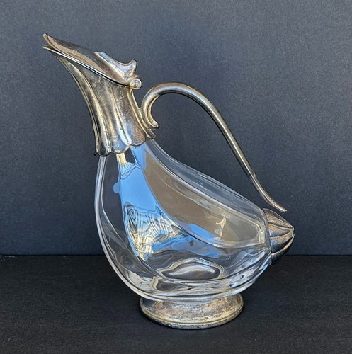 Vintage crystal silver plated - silver,