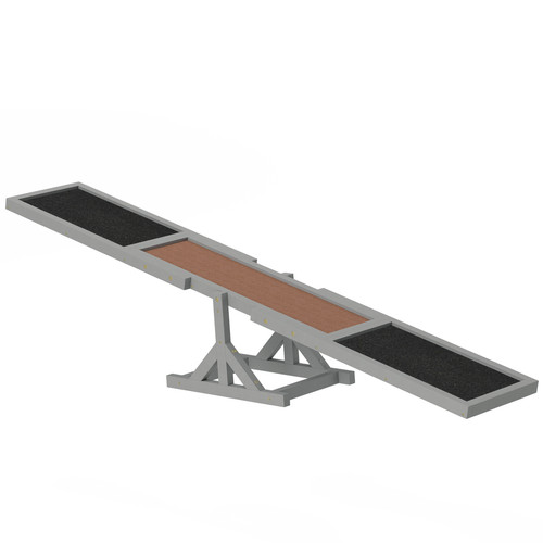 Dog agility seesaw - dog, fir